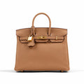 Hermès Birkin 25 Biscuit in Togo Leather With Gold Hardware